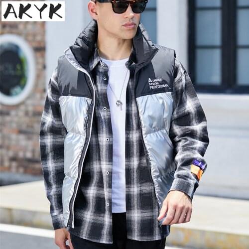 2019New fashion winter casual mens cotton vest