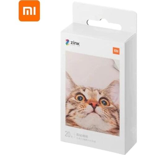 20Pcs Original Xiaomi Printer Photo Paper Mini Portable DIY Pocket Printer Sticker Printing Photo Paper For Smart Xiaomi Printer