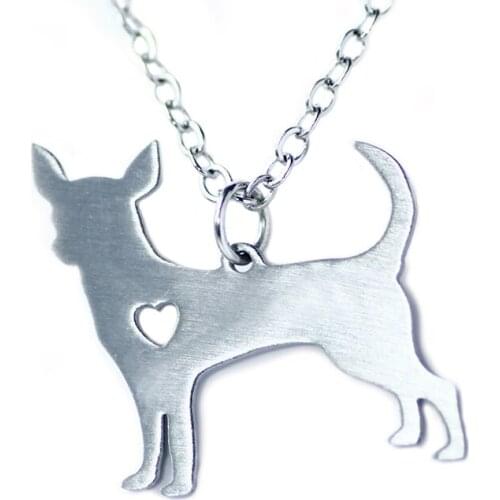 SUTEYI cute dog stainless steel necklace pendant manufacturers selling wholesale fashion simple animals necklace