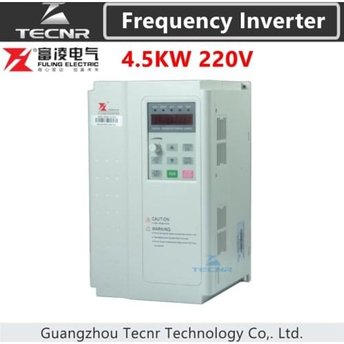 Fuling 4.5KW 5.5KW frequency inverter 220V 380V for 4.5KW spindle speed control