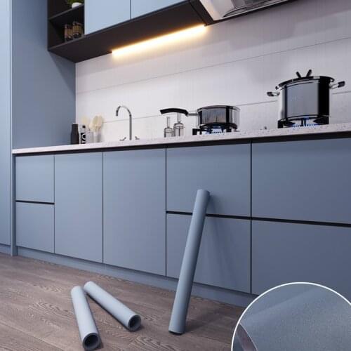 Self Adhesive Furniture Stickers Tint Film Frosted Oil Proof Stained Stickers Waterproof Pegatinas De Pared Office Decor DE50ZST