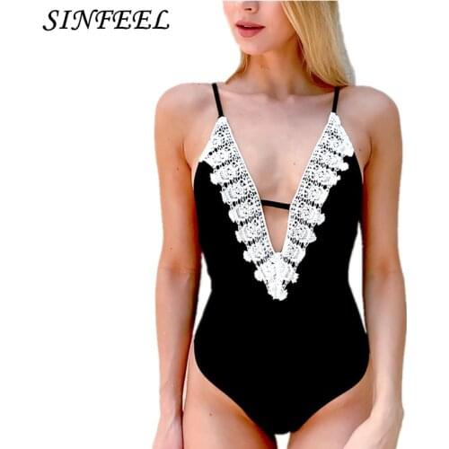 SINFEEL Open Back Bodysuit