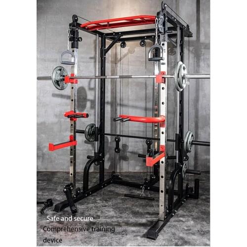 Squat Bench Stand Horizontal Push Rack All Round Exercise Squat Rack Gantry Barbell Frame Comprehensive Training Equipment