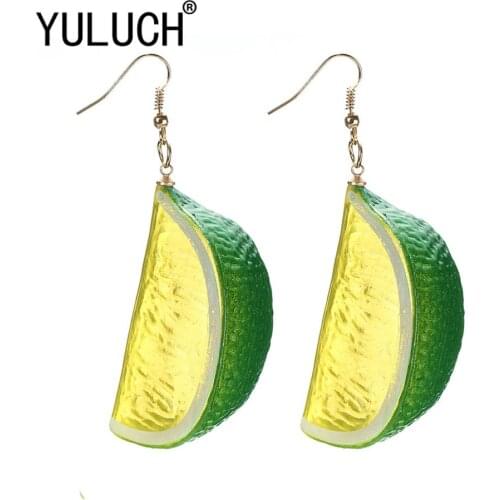 YULUCH New Design Special Holiday Earrings for Woman Fruit Pendant Jewelry Fashion Girl Earrings lady gifts