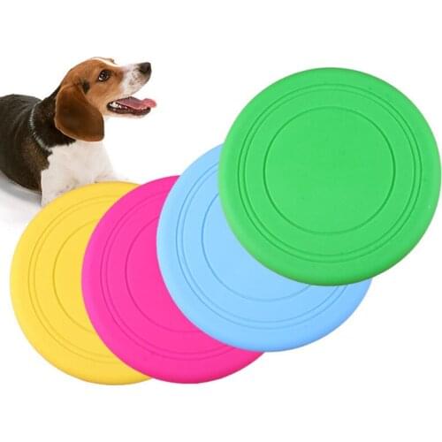 Funny Pet Dog Toys For Small Large Dogs Interactive Plastic Puppy Toy Flying Discs Honden Speelgoed Dog Supplies for Pets Dogs