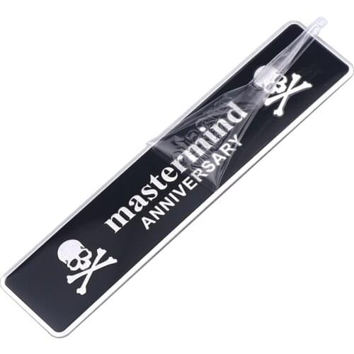 3D Aluminum Alloy Skull Skeleton Crossbones Car Motorcycle Sticker Truck Label Emblem Badge Car Styling Decoration Accessories