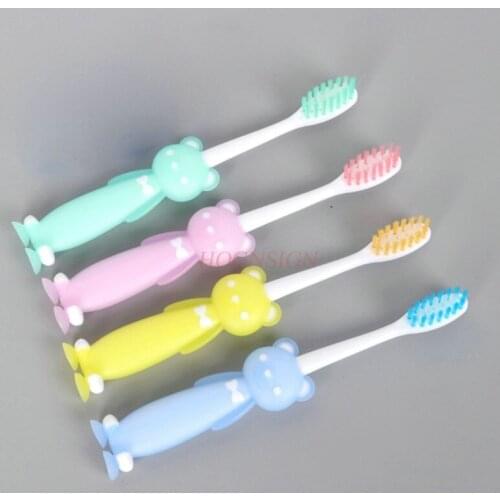 4 pcs toothbrush soft Bear child toothbrush soft hair 3-4-5-6-12 years old child change period boy girl baby toothbrush
