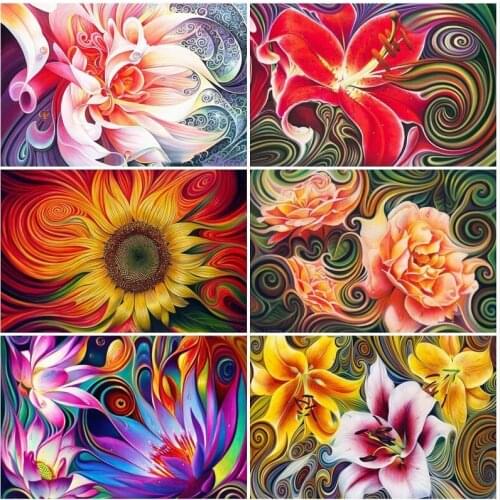 5D DIY Diamond Embroidery Full Display Flowers Pictures Of Rhinestones Diamond Painting Floral Beadwork Decoration home