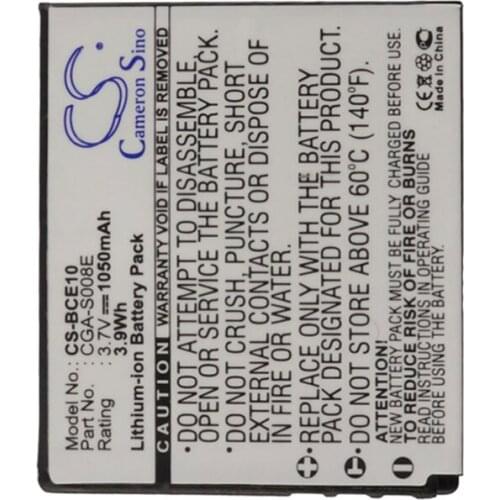 Cameron Sino 1050mah battery for LEICA C-LUX 2 3 for PANASONIC DMC-FS3 HM-TA1H HM-TA1R HM-TA1V Lumix DMC-FX33A BP-DC6-E