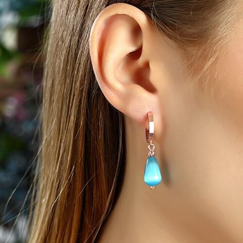 Azuris Silver Earrings