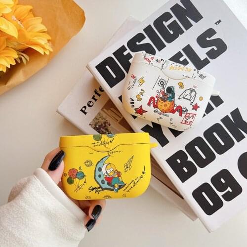 Earphone Case For SONY WF-1000XM3 Astronaut Headset Protective Case Wireless Bluetooth Headset Accessories for WF-1000XM3