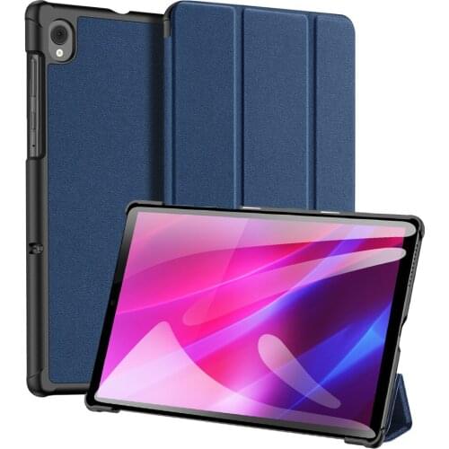 For Lenovo Tab K10 PU Leather Tablet Case Lenovo Tab K10 10.3 inch ZA8R0054JP Anti-scratch Flip Stand Cover with Sleep Function