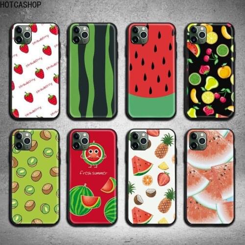 Fruit watermelon avocado strawberry Phone Case for iphone 12 pro max mini 11 pro XS MAX 8 7 6 6S Plus X 5S SE 2020 XR case