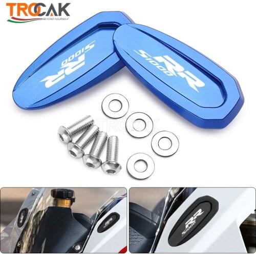 For BMW S1000 RR S1000RR 2020 2021 2022 Motorcycle Rearview Mirror Seat Decorative Cover Mirror Base S1000RR