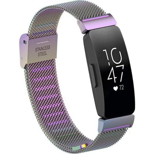 For Fitbit Inspire HR /ace2 Sport Band Replacement Milanese Loop Magnetic Stainless Steel Strap Bracelet Betl for Fitbit Inspire