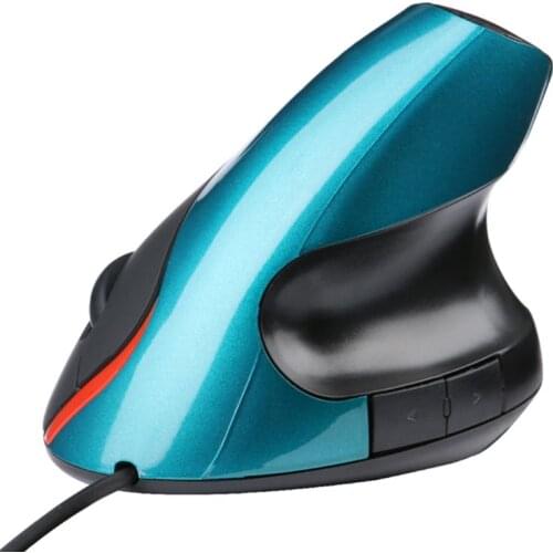 Vertical Optical USB Mouse Ergonomic Design Wrist Healing For Computer PC Laptop