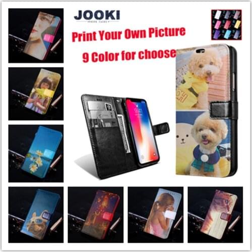 JOOKI Cute DIY Name Custom Case Cover For Umidigi S2 Pro Customized Soft PU Wallet Case