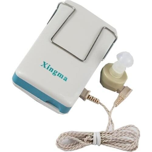 Pocket Hearing Aid Digital Sound Hearing Amplfier for Adults and Seniors Hearing Loss Adjustable Voice Volume with Earplug