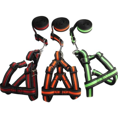 Much Styles Colors Dog Collar Outdoor Walking Traction Rope Cats Necklace Tough Nylon Pet Belt Reflective Dog Leash Dogs Harness