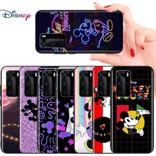 Disney Cartoon Fashion Minnie Mickey Mouse For Huawei Mate 10 20 X 30 40 RS Lite 5G P Smart S Z Pro Plus TPU Silicone Phone Case