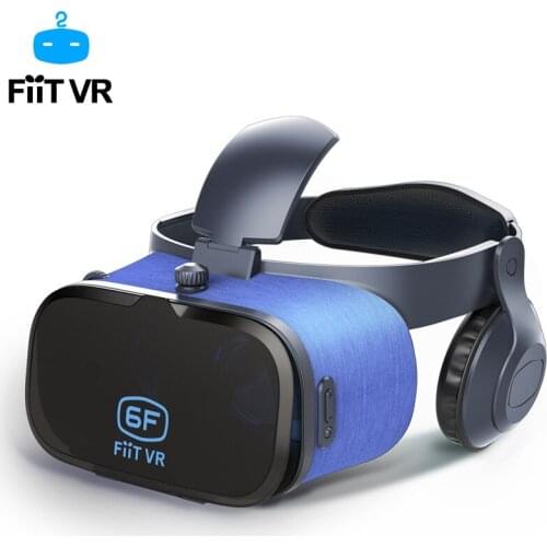 NEW!Original FIIT VR Virtual Reality goggles 3D Glasses google cardboard with Headset Stereo Box For smartphone 4.7-6.0 inch