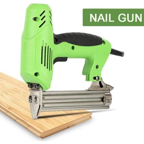 NEW Electric Nailer and Stapler Furniture Staple Gun for Frame with Staples & Nails Carpentry Woodworking Tools 220V F30
