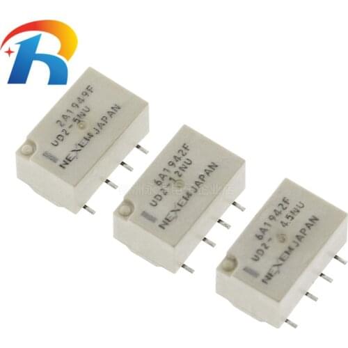 NEW 5PCS SOP Low Signal Relay UD2-5NU 5VDC UD2-4.5NU 4.5VDC UD2-12NU 12VDC Micro relay two open two closed 8PIN