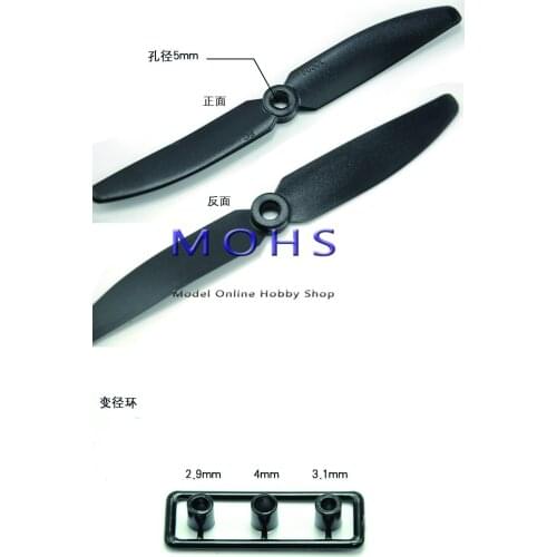 NEW 5colors (2cw+2ccw) /lot propeller 4045 2 blade 4 inch propellers helicopter QAV mini quadcopter multirotor 4045 propeller