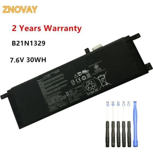 New B21N1329 Laptop Battery Fit for ASUS D553M F453 F453MA F553M P553 P553MA X453 X453MA X553 X553M X553B X553MA 7.6V 30WH