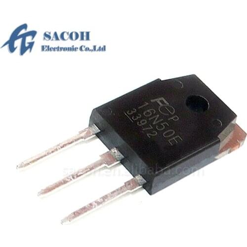 Free shipping 10Pcs FMH16N50E 16N50E 16N50ES or FMH16N60E 16N60E 16N60ES TO-3P 16A 500V N-CHANNEL SILICON POWER MOSFET