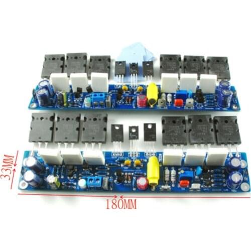 One pair L10 Power Amplifier Board 300W HiFi 2.0 Channel Class AB Sound Amplifiers Amp Transistor A1930 C5171 TT1943 TT5200