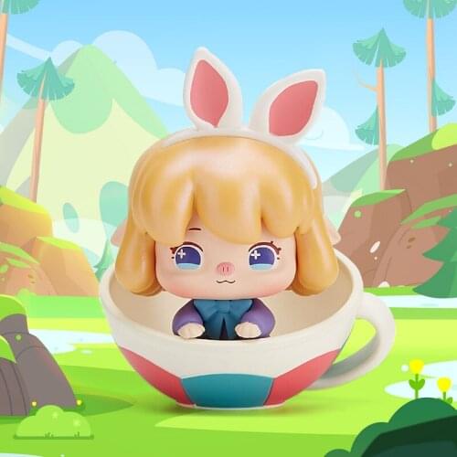 Original Anime Fey Fey Princess Fairy Tale Secret Blind Box Action Figure Toys Kawaii Desktop Model Girlfriend Birthday Gift