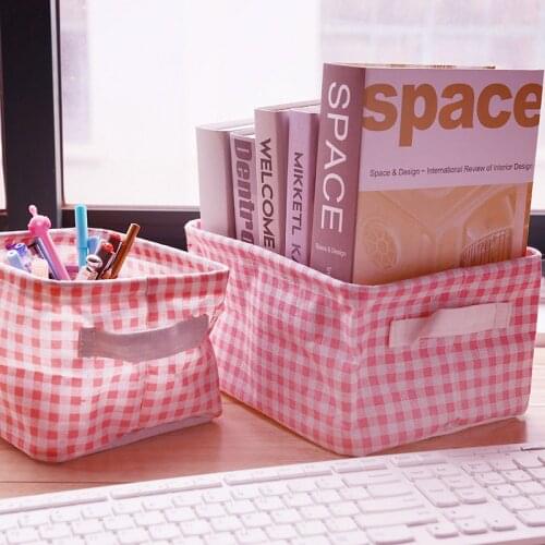 Portable Desktop Desk Organizer Kawaii Stationery Pencils Organizer Large Capacity Makeup Storage Basket Office School Supplies