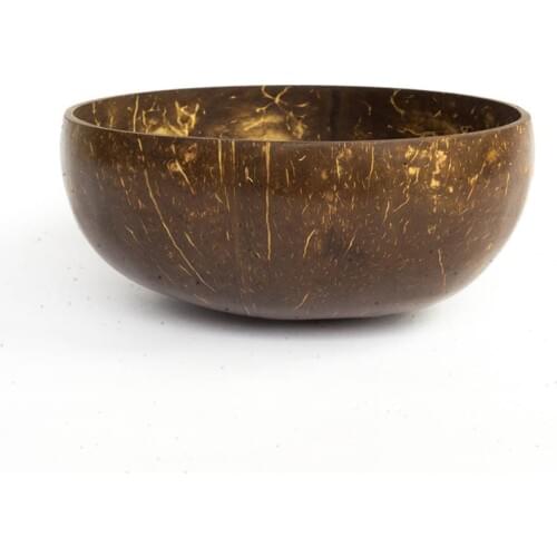 UPORS Durable Natural Coconut Bowl Eco Friendly Organic Hand Made Vegan Serving Coconut Bowls Made from Reclaimed Coconut Shell