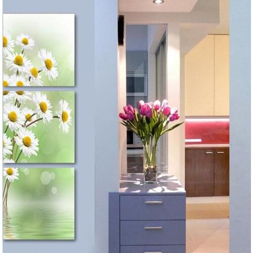 Needlework,for embroidery,DIY Triptych vertical version of simple Cross stitch kit,Art Pattern counted Cross-Stitching decor