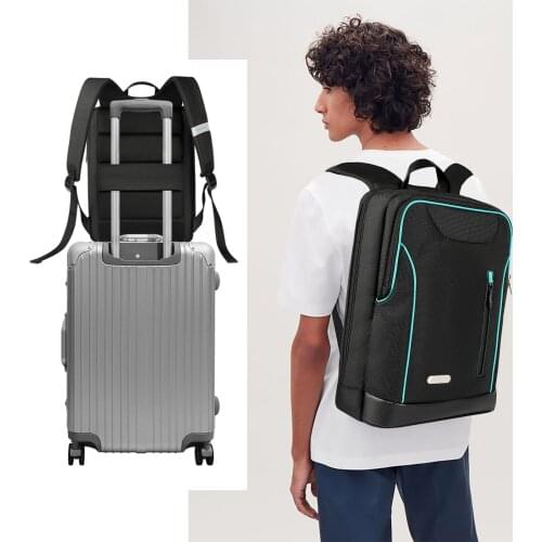 New men Backpack Fashion Contrast Color Laptop Backpacks Travel Backbag School Waterproof bag For Student
