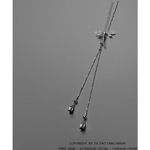 With tassel! Dragonfly hair