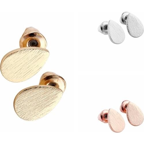 Shuangshuo Punk Drip Earrings Jewelry Earrings Brushed Eardrop Stud Earrings for Women WaterDrop Earrings boucles d'oreilles