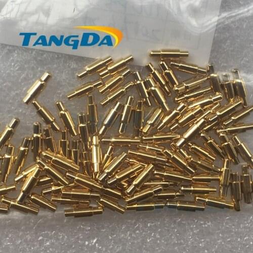 Tangda pogopin 3*10.5 mm Connectors Copper thimble signal contact current spring needle Gold-plated (Can be customized) A