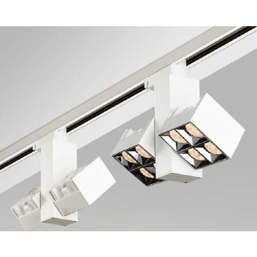LED Track Light 12W 24W 25W Rail Lamp Spotlight Shoe Clothing Store Shop Lights Supermarket Indoor Lighting