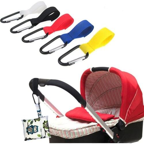 Convenient Plastic Baby Stroller Accessories Pram 1 Hook Pushchair Car Hanger Hanging Strap High Quality B0745