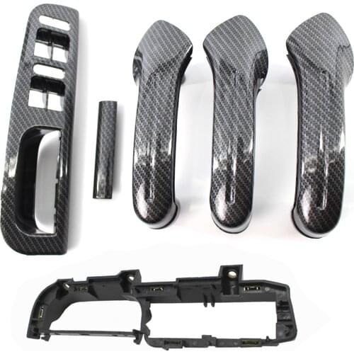 Carbon Fiber Interior Grab Handle Inside door handle door armrest Fit For1999-2004 Volkswagen Bora Golf 4 MK4 For Jetta