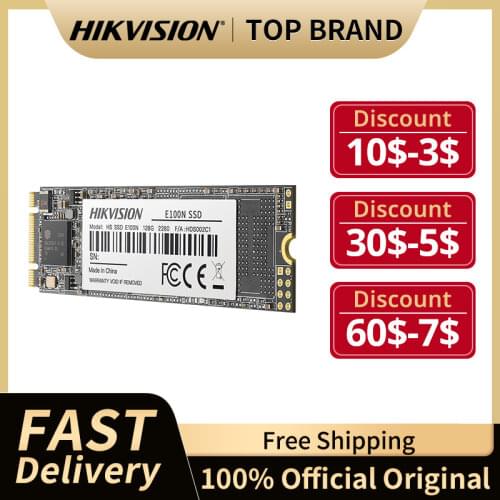 HIKVISION E100N M2 SSD 256GB 512GB 1TB 128GB M.2 2280 SATA III Protocol Internal Solid State Drive for Laptop Desktop SSD Drive