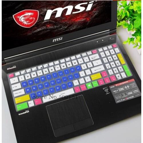 17.3 15.6 Inch Laptop Keyboard cover Protector For MSI GL62M GF62 GP63 gp62m GT63 GT63VR GL63 GF62VR GS72VR GF75 GV62 PL62 PL60