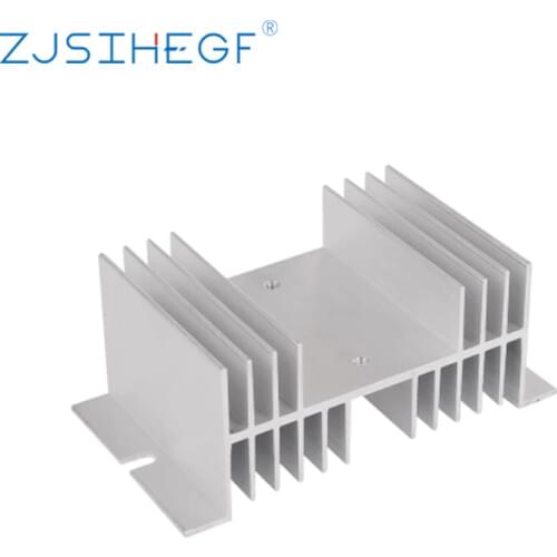 ZJSIHEGF W-70 Aluminum Heat Sink Dissipation Radiator Newest,Suitable for 10A-80A Relay Single Phase Solid State Relay SSR