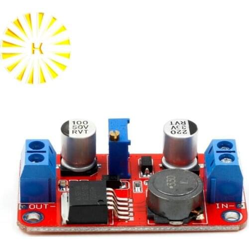 1PCS XL6019 5A Current DC to DC Adjustable Boost Power Supply Board Module Connector