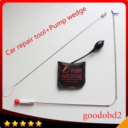 2Pcs/set Car Hooks Auto Quick Tool with klom pump wedge Car Hook Tool suit For Car 4S Shop / Car repair Shop / DIY Repair man