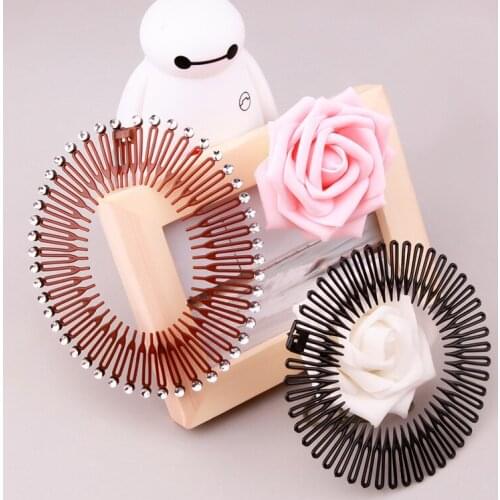 200pcs/lot DIY Simple Multi Plastic Rice Noodles Comb P-Pin & Comb Spring Comb Hair Clasp Hair Styling Tools Accessories HA1503