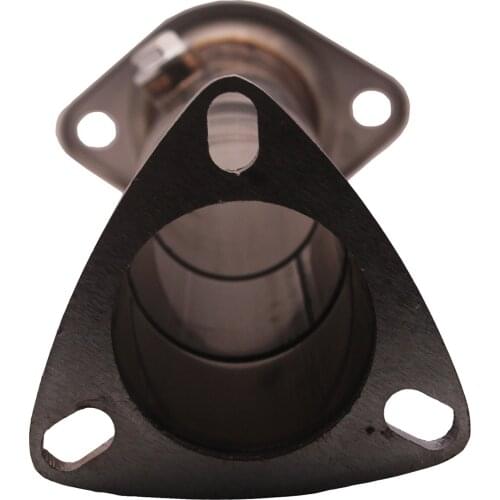 3pieces 2.5" Cat Exhaust Pipe Converter Set for LS RS GS GSR 1990-2001 Increases High Flow Air, Instantly Gains 10 -15 HP. / TQ