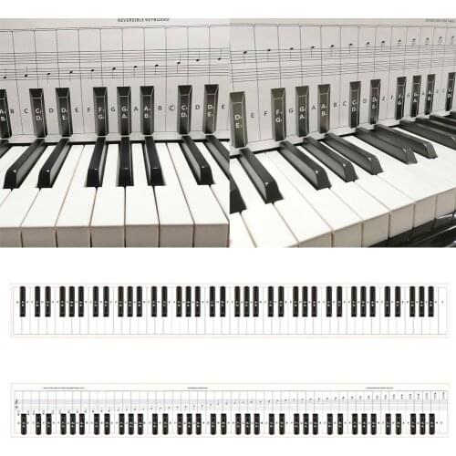 88 Key Beginner Piano Finger Practice Guide Teaching Aid Keyboard Notes Chart